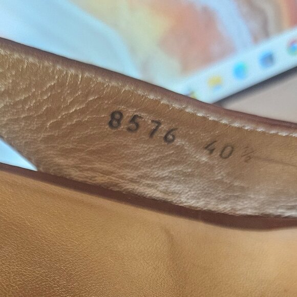 Prada Brown Slingback Heels - Picture 4 of 6